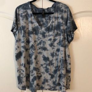 Torrid Size 3 Indigo Tie Dye Tee